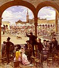 Jose Jimenez y Aranda Plaza De Toros painting